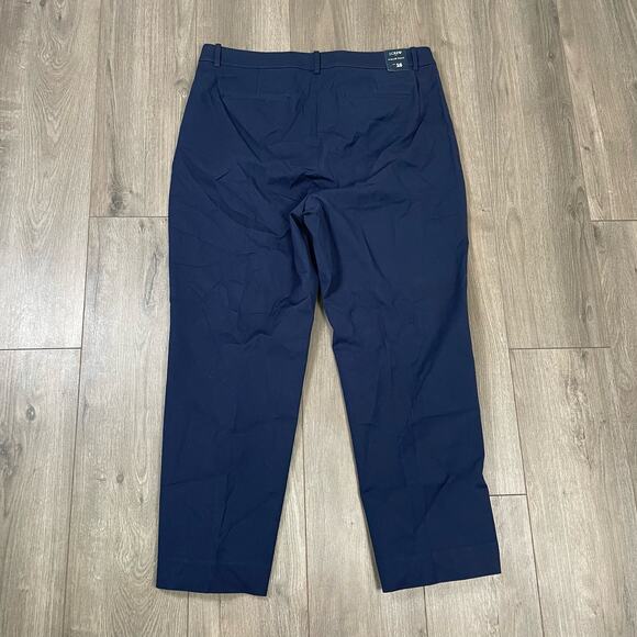 J Crew Kallie Straight Leg Officewear Work Pleated Pants US Women's 16 New - Picture 3 of 5